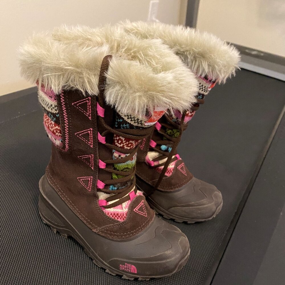 The North Face Girl's Heat Seeker Lace Winter Boots Size 2